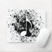 Tapis De Souris Éclaboussure de musique (Avec souris)