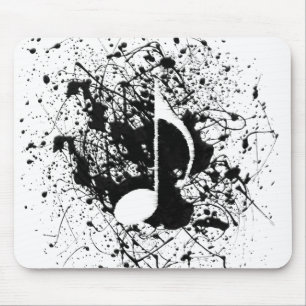 Tapis De Souris Éclaboussure de musique