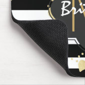 Tapis De Souris Éclaboussure de peinture d'or de Faux sur le (Coin)