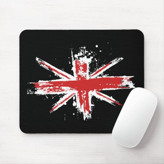 Tapis De Souris Éclaboussure Mousepad d'Union Jack (Avec souris)