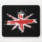 Tapis De Souris Éclaboussure Mousepad d'Union Jack (Devant)