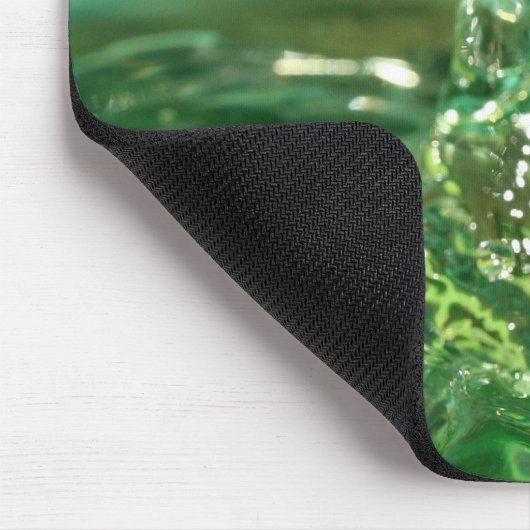 Tapis De Souris Éclaboussure verte Mousepad (Coin)