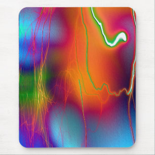 Tapis De Souris éclair arc-en-ciel