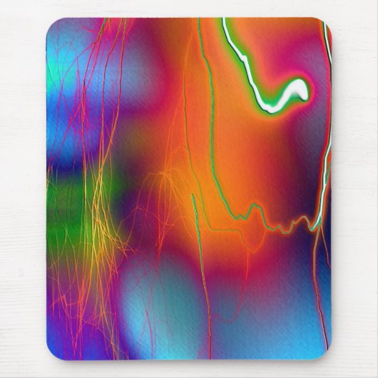 Tapis De Souris éclair arc-en-ciel (Devant)