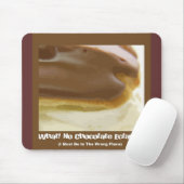 Tapis De Souris Eclair de chocolat Mousepad (Avec souris)