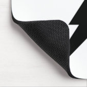 Tapis De Souris Éclair noir (Coin)
