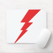 Tapis De Souris Éclair rouge (Avec souris)