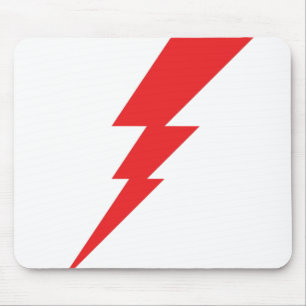 Tapis De Souris Éclair rouge