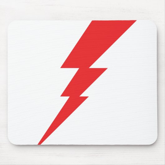 Tapis De Souris Éclair rouge (Devant)