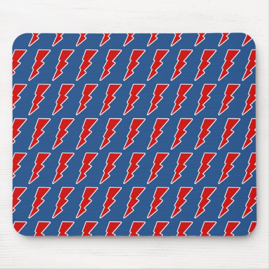 Tapis De Souris éclair rouge (Devant)