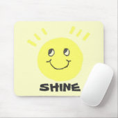 Tapis De Souris Éclat souriant de visage (Avec souris)