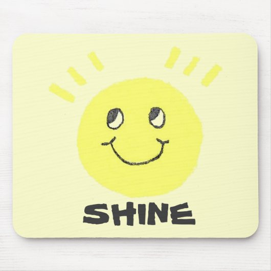 Tapis De Souris Éclat souriant de visage (Devant)