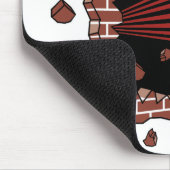 Tapis De Souris Éclateuse de base-ball (Coin)