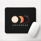 Tapis De Souris Eclipse 2024 Arkansas Total Eclipse Astronomie gra (Avec souris)