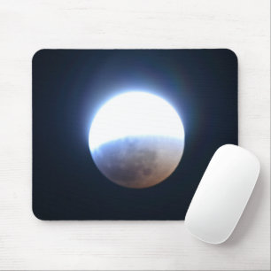 Tapis De Souris Éclipse lunaire totale avec Pad à demi-souris