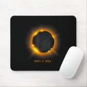 Tapis De Souris Éclipse Solaire (Avec souris)