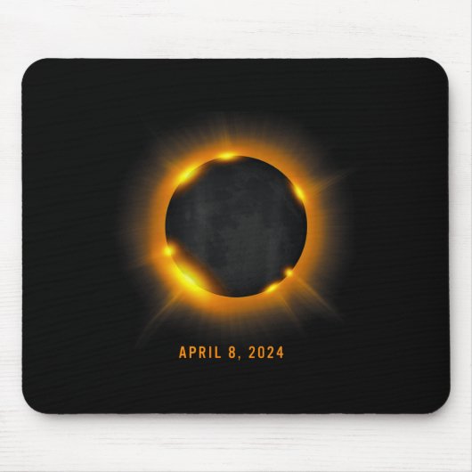 Tapis De Souris Éclipse Solaire (Devant)
