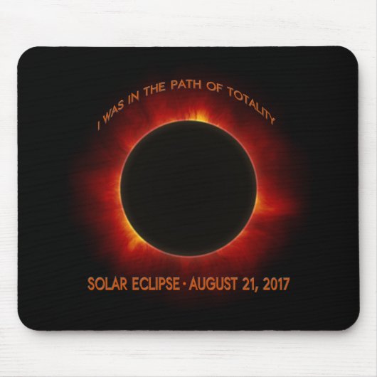 Tapis De Souris Éclipse solaire (Devant)