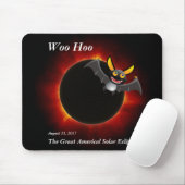 Tapis De Souris Éclipse solaire 2017, Édition Vampire (Avec souris)