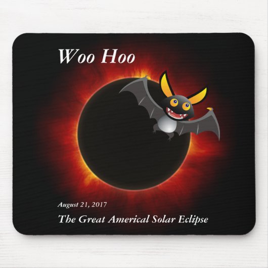 Tapis De Souris Éclipse solaire 2017, Édition Vampire (Devant)