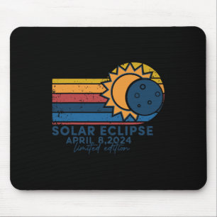 Tapis De Souris Éclipse solaire 2024 Éclipse solaire totale 8 avri