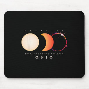 Tapis De Souris Eclipse solaire 2024 Ohio Total Eclipse Amérique g