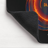Tapis De Souris Éclipse solaire 2024 Total Éclipse solaire (Coin)