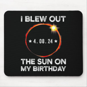 Tapis De Souris Eclipse Solaire Anniversaire J'Ai Éclaté Le Soleil