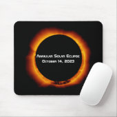Tapis De Souris Éclipse solaire annuelle 2023 (Avec souris)