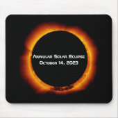 Tapis De Souris Éclipse solaire annuelle 2023 (Devant)