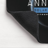 Tapis De Souris Éclipse solaire annuelle Octobre Amateurs d'astron (Coin)
