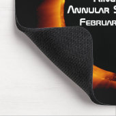 Tapis De Souris Éclipse solaire annulaire de 2026 (Coin)