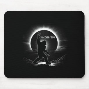 Tapis De Souris Éclipse Solaire Bigfoot Éclipse Totale