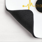 Tapis De Souris Éclipse solaire Éclipse cardiaque Total Éclipse so (Coin)