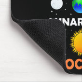Tapis De Souris Éclipse solaire Éclipse lunaire Enseignant de scie (Coin)