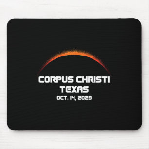 Tapis De Souris Éclipse Solaire S Corpus Christi Automne