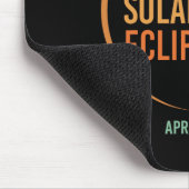 Tapis De Souris Éclipse solaire survécue 8 avril 2024 Totalité drô (Coin)