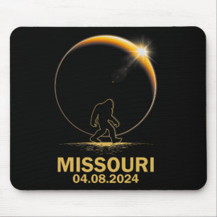 Tapis De Souris Éclipse Solaire Total Bigfoot 4.08.2024 Missouri