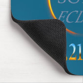 Tapis De Souris Éclipse solaire totale 2017 (Coin)