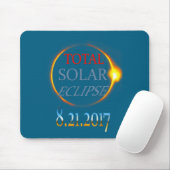 Tapis De Souris Éclipse solaire totale 2017 (Avec souris)