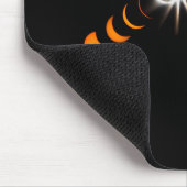 Tapis De Souris Éclipse solaire totale 2024 (Coin)