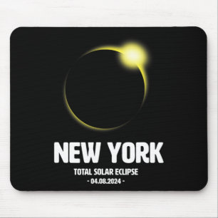Tapis De Souris Éclipse solaire totale 2024 04.08.24 New York