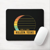 Tapis De Souris Éclipse Solaire Totale 2024 À Killeen Texas (Avec souris)