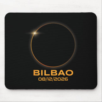 Tapis De Souris Éclipse solaire totale 2026 Bilbao Espagne Totalit