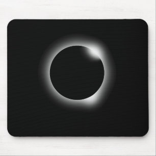 Tapis De Souris Éclipse totale Cadeau de tige solaire lunaire de s