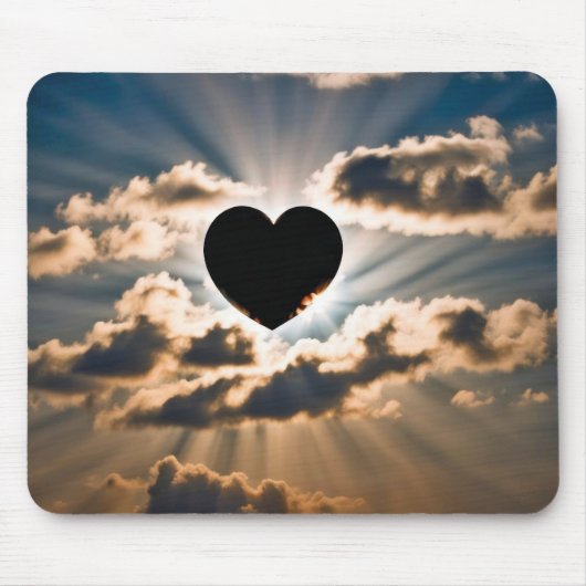 Tapis De Souris Éclipse totale du coeur (Devant)