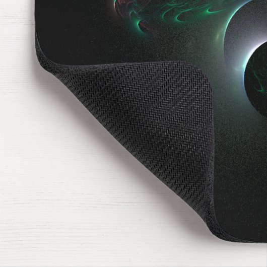 Tapis De Souris Éclipse verte Mousepad (Coin)