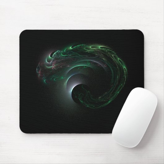Tapis De Souris Éclipse verte Mousepad (Avec souris)