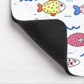 Tapis De Souris École colorée de poisson (Coin)