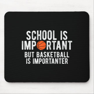 Tapis De Souris École de baseball drôle est importante Bball